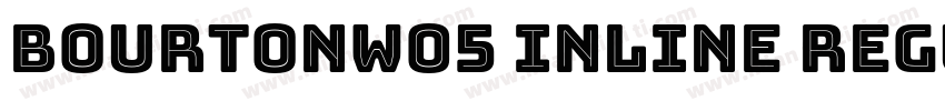 BourtonW05 Inline Regular字体转换